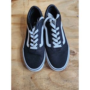 Womens Size 8- VANS Off The Wall Black White SAME DAY SHIP